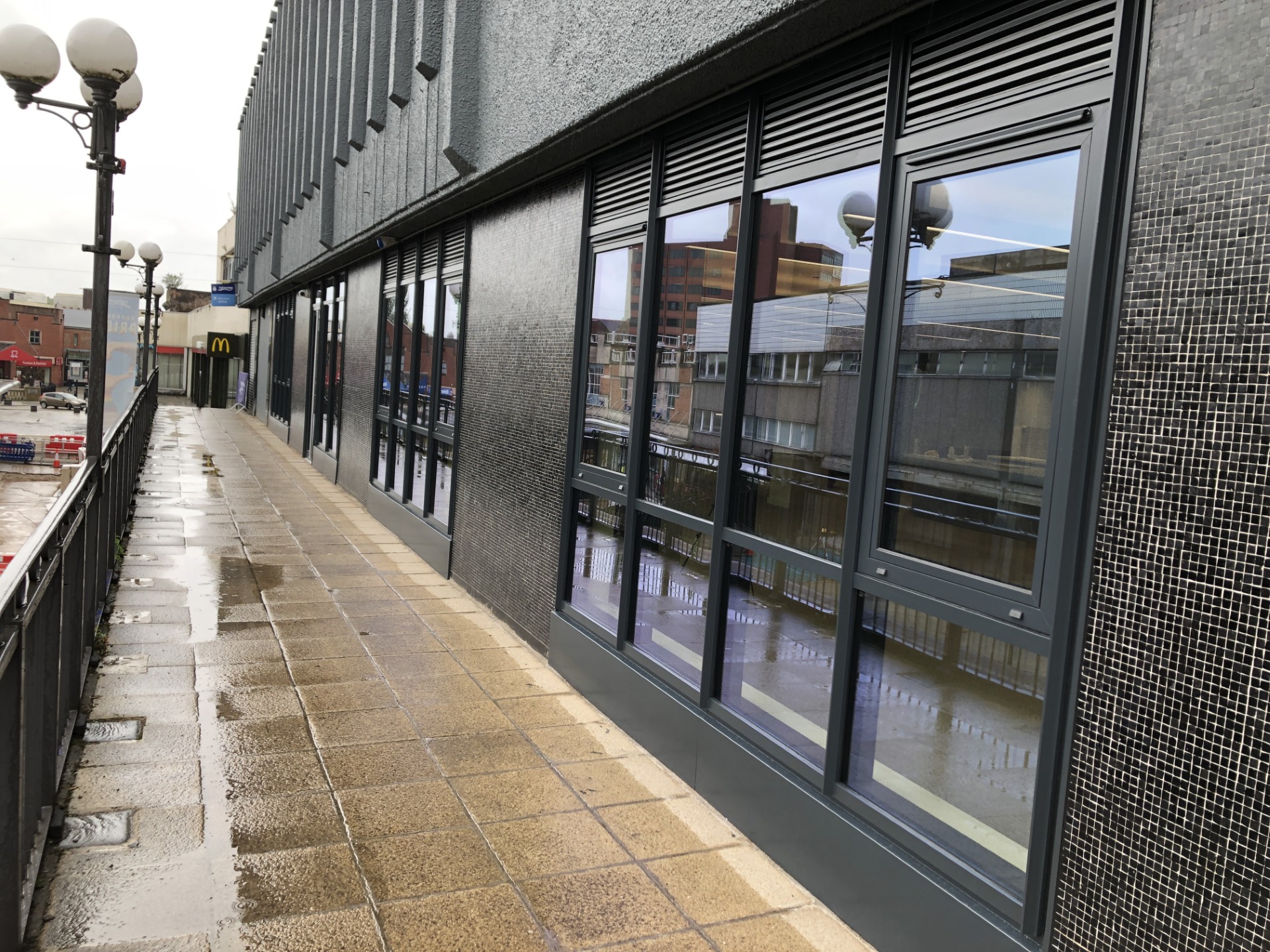 Aluminium curtain walling at the Merseyway Innovation Centre, Stockport